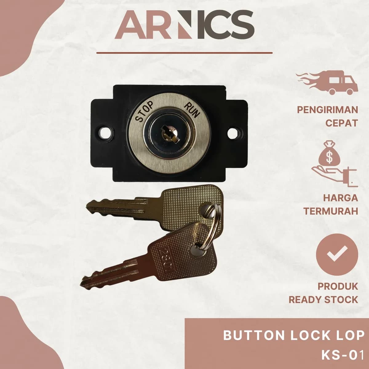 Button Lock/Key Switch 01