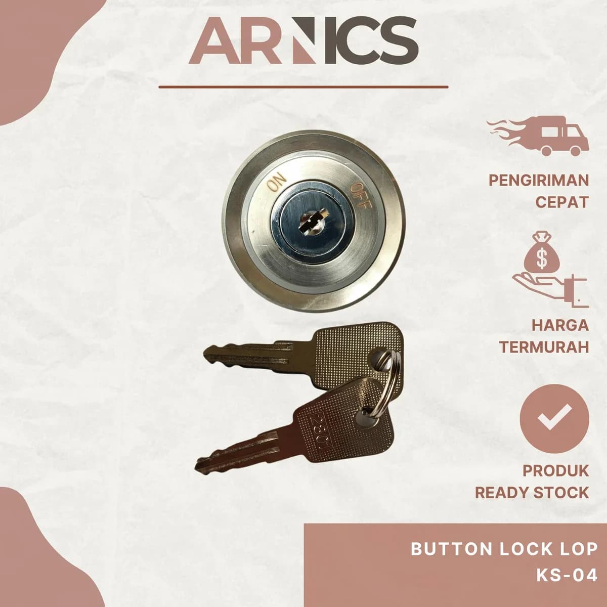 Button Lock/Key Switch 04